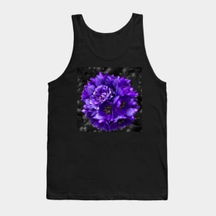 Purple Delphinium Art Fashion and Home Decor Tank Top